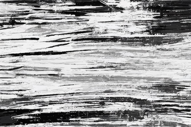 Golpes de pincel Grunge Fondo Golpes de Pincel Negro aislados en fondo blanco Textura Grunge