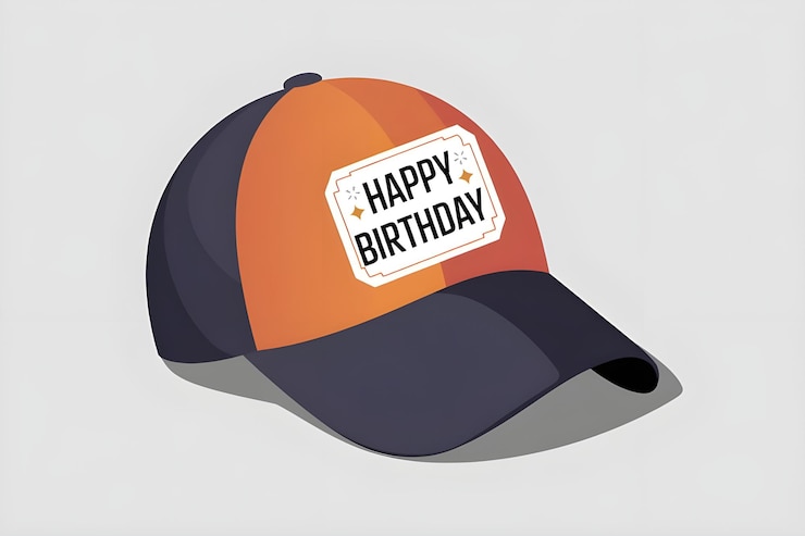 Vector gorra de cumpleaños