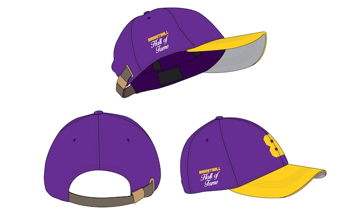 Vector gorra sombrero plantilla vector correa ajustada ajustable