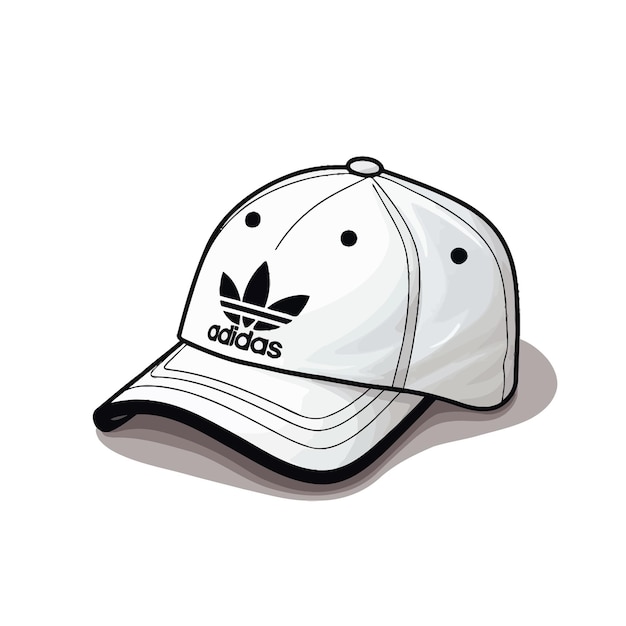 Vector el gorro de adidas.