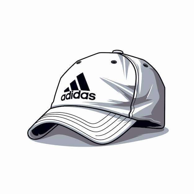 Vector el gorro de adidas.