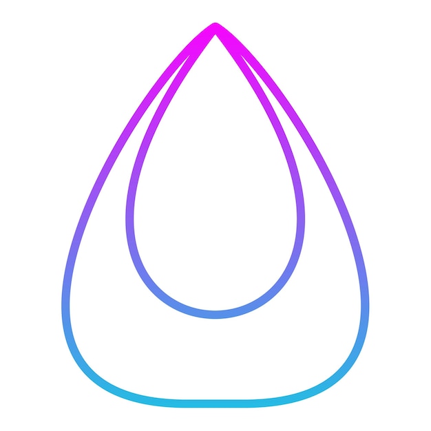una gota de agua que es azul y rosa