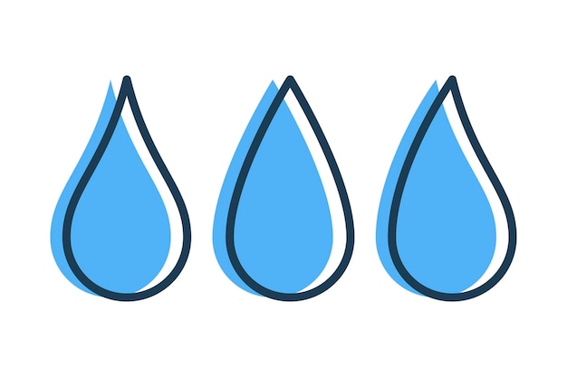 Las gotas de agua desplazan los colores