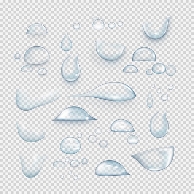Gotas de agua realistas
