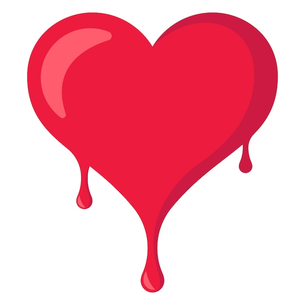 Goteo de corazón plano