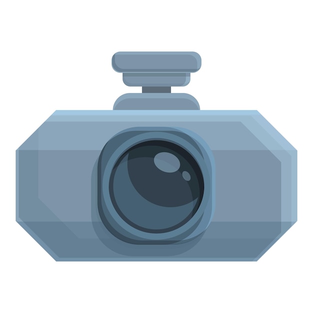 Vector gps dash cam icono dibujos animados vector grabadora de vídeo dispositivo digital