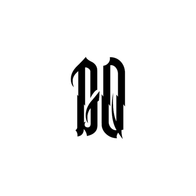 GQ monograma logotipo diseño carta texto nombre símbolo monocromo logotipo alfabeto carácter simple logotipo