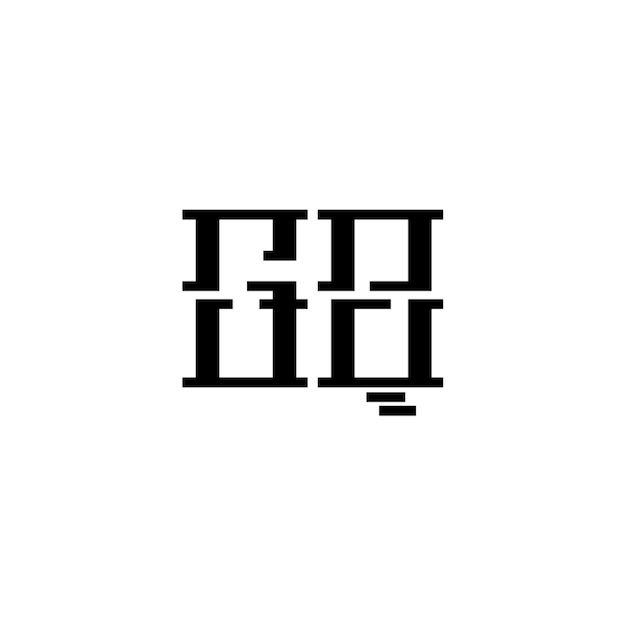 GQ monograma logotipo diseño carta texto nombre símbolo monocromo logotipo alfabeto carácter simple logotipo