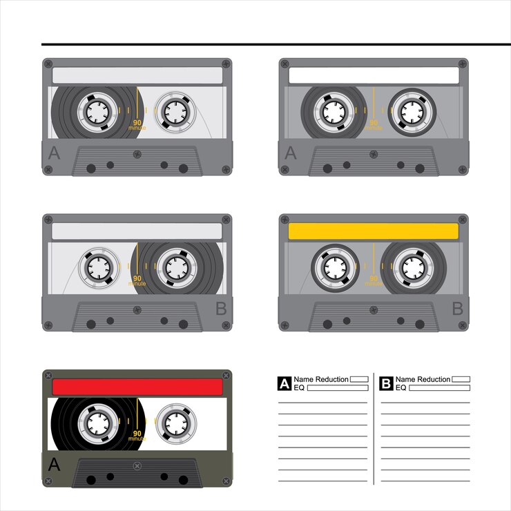 Vector las grabadoras de cassette se usan raramente
