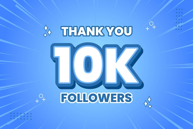 Gracias 10.000 seguidores gracias por dar post de la comunidad de redes sociales o gracias seguidores gente