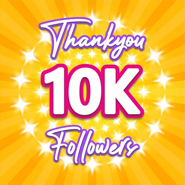 Gracias por los 10K seguidores.