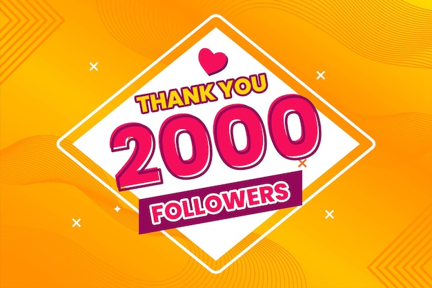 Gracias 2000 seguidores en las redes sociales