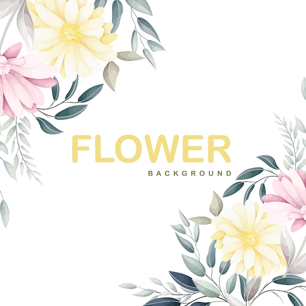 Gracias por el fondo vectorial con flores delicadas para la apreciación y los gestos cálidos
