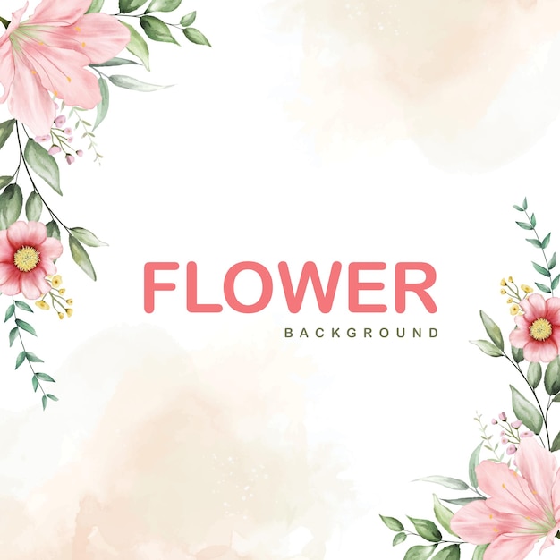 Gracias por el fondo vectorial con flores delicadas para la apreciación y los gestos cálidos
