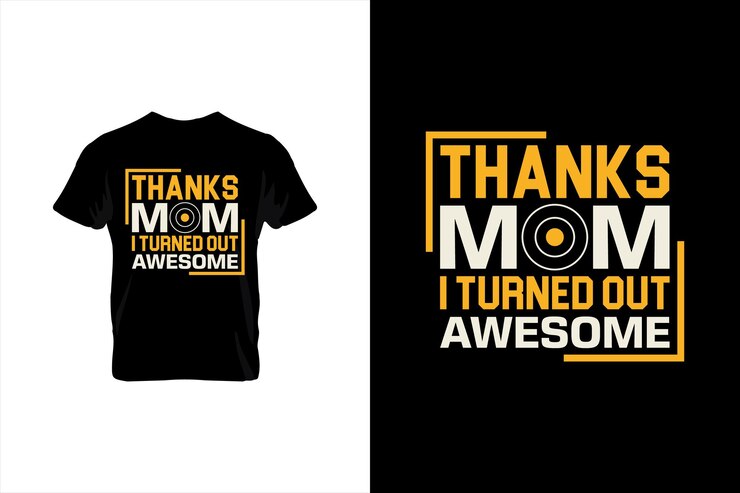 Gracias mamá, resulté increíble, el diseño de la camiseta del día de la madre, el diseño de la camiseta más vendido