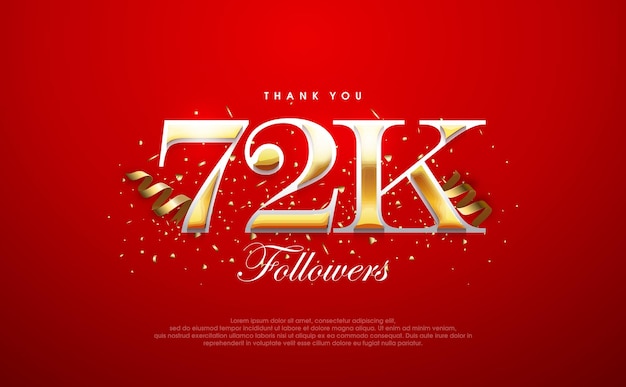 Gracias seguidores 72k gracias por los seguidores