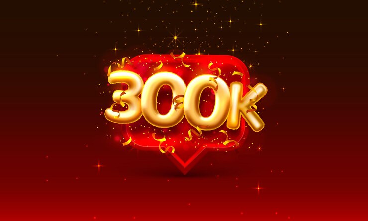 Vector gracias seguidores pueblos, grupo social en línea 300k