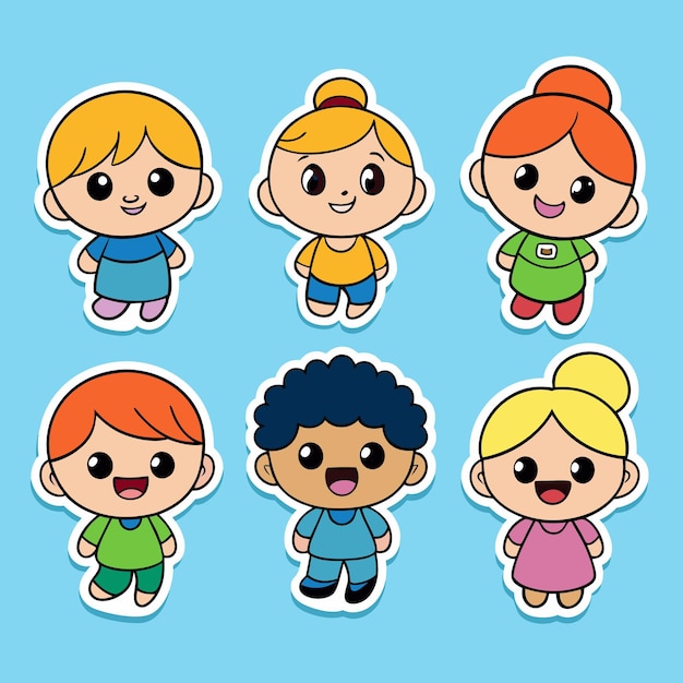 graciosas pegatinas