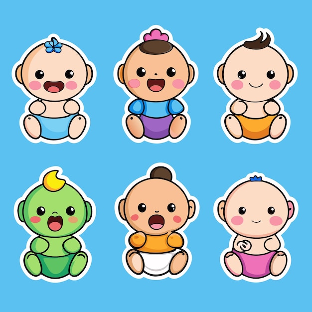 graciosas pegatinas