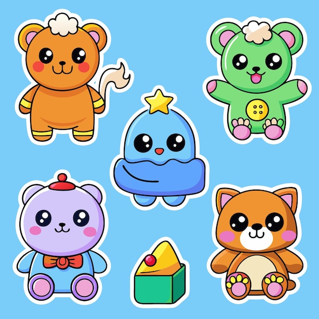 graciosas pegatinas