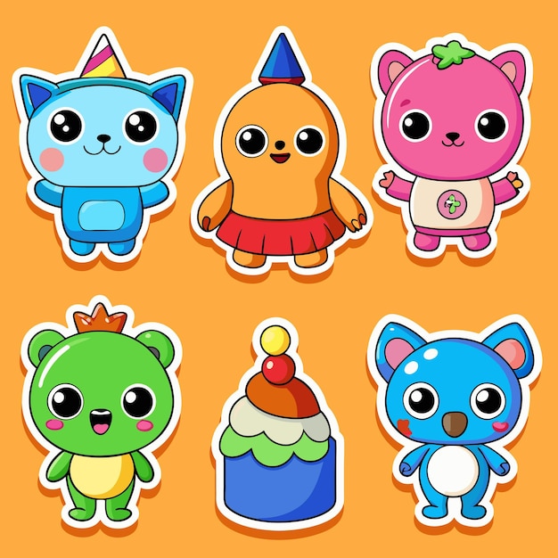graciosas pegatinas