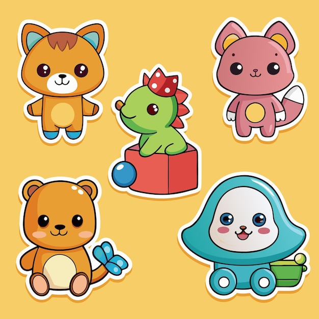 graciosas pegatinas