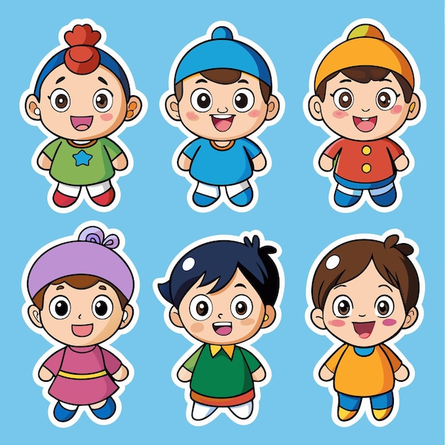 graciosas pegatinas