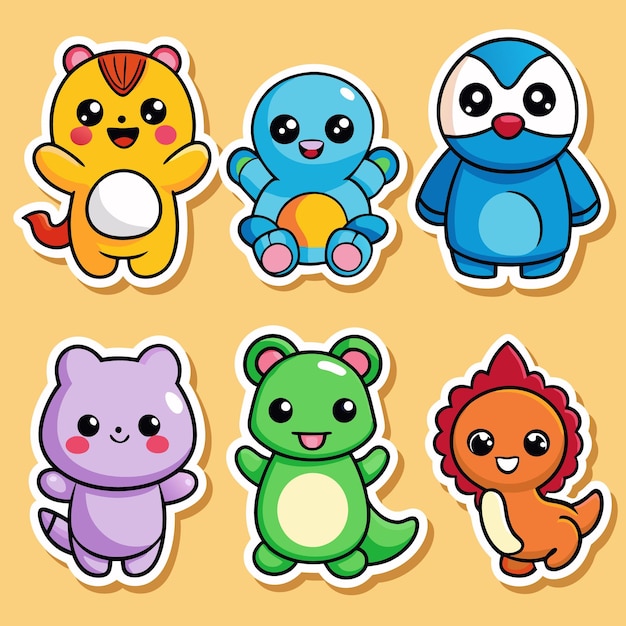 graciosas pegatinas