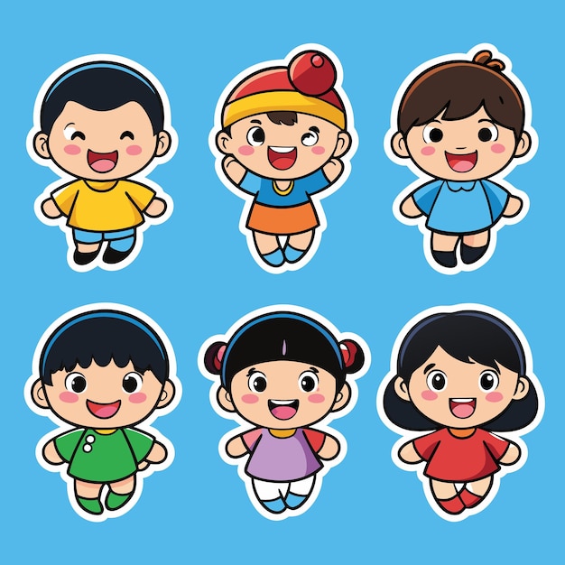 graciosas pegatinas