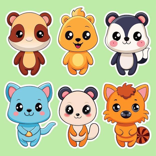 graciosas pegatinas