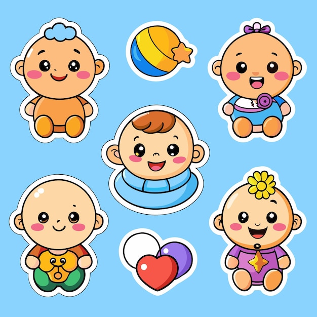 graciosas pegatinas