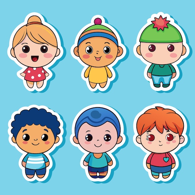 graciosas pegatinas