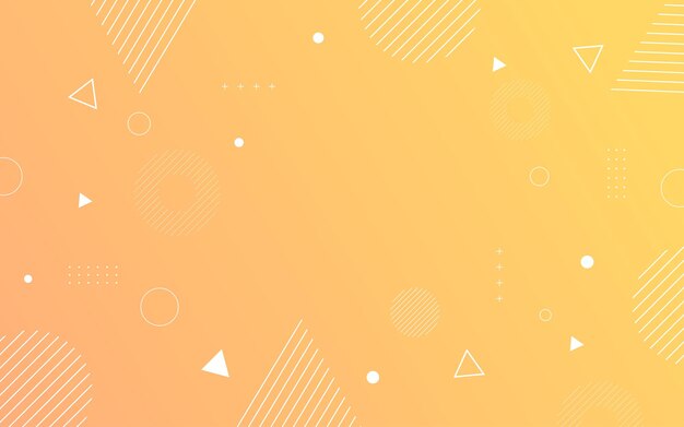 Gradación de fondo geométrico abstracto naranja Memphiseps 10