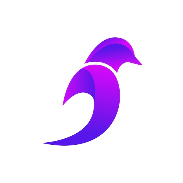 Gradient Bird Logotipo