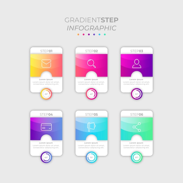 Gradient Step Infographic