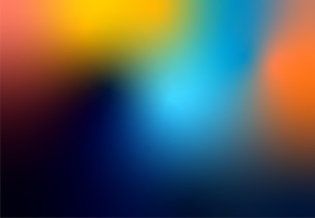 Gradiente abstracto azul oscuro naranja brillante