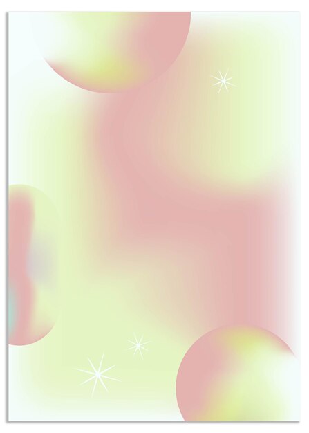 Gradiente abstracto Conjunto de vectores de plantillas de fondo de cubierta líquida