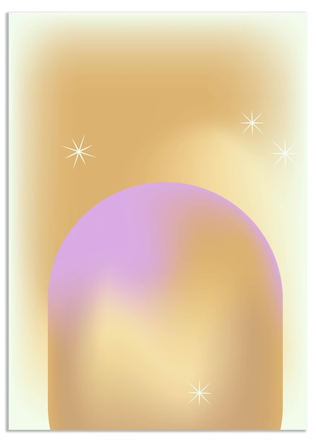 Gradiente abstracto Conjunto de vectores de plantillas de fondo de cubierta líquida