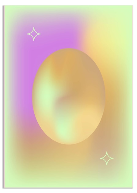 Gradiente abstracto Conjunto de vectores de plantillas de fondo de cubierta líquida