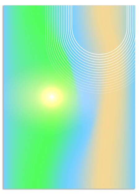 Gradiente abstracto Conjunto de vectores de plantillas de fondo de cubierta líquida