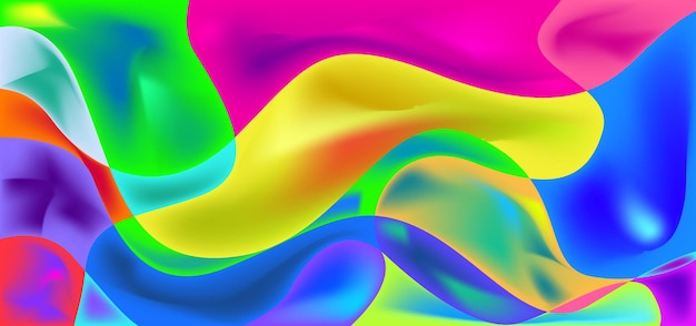 Vector gradiente abstracto con forma de colores de fondo02