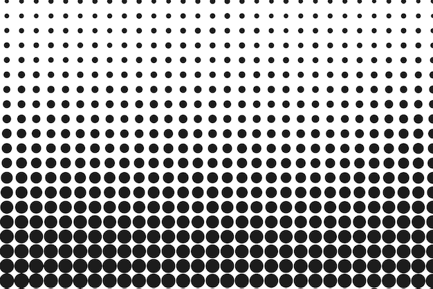 Gradiente abstracto puntos de medio tono fondo plantilla de arte pop textura ilustración vectorial
