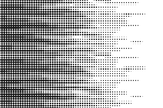 Gradiente abstracto puntos de medio tono fondo plantilla de arte pop textura ilustración vectorial