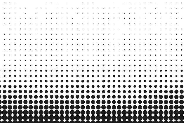 Gradiente abstracto puntos de medio tono fondo plantilla de arte pop textura ilustración vectorial