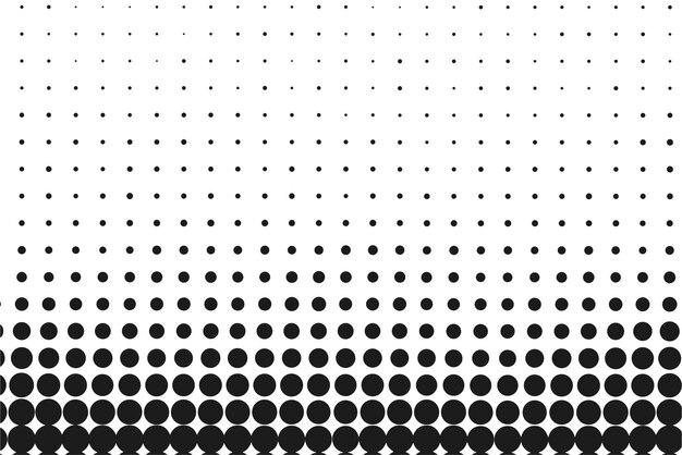 Gradiente abstracto puntos de medio tono fondo plantilla de arte pop textura ilustración vectorial
