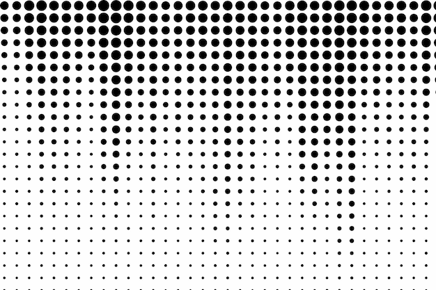 Gradiente abstracto puntos de medio tono fondo plantilla de arte pop textura ilustración vectorial