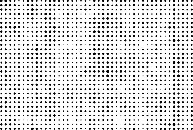 Gradiente abstracto puntos de medio tono fondo plantilla de arte pop textura ilustración vectorial