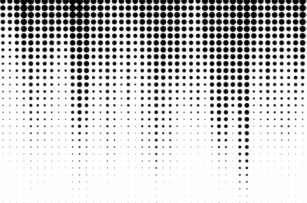 Gradiente abstracto puntos de medio tono fondo plantilla de arte pop textura ilustración vectorial