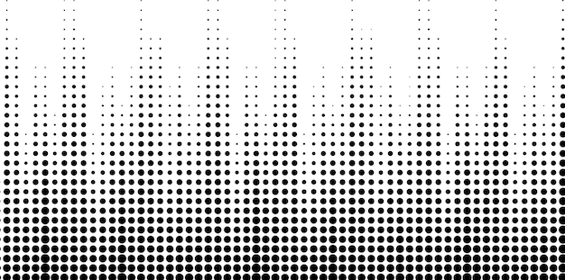 Gradiente abstracto puntos de medio tono fondo plantilla de arte pop textura ilustración vectorial