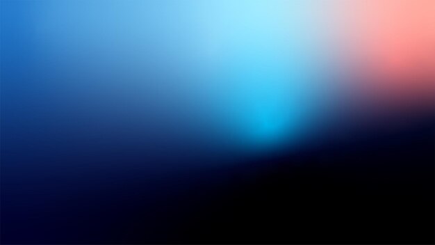 Gradiente abstracto de rosa y azul agua en un fondo azul oscuro Diseño de fondo borroso